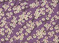 Sakura asanoha lila Chirimen Sakura asanoha lila Chirimen