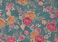 Chrysanthemen türkis Chirimen Chrysanthemen türkis Chirimen