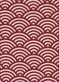 Seigaiha rot Seigaiha rot