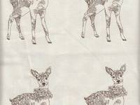 Panel Rehkitz weiß Panel Rehkitz weiß