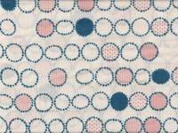 Dot Circle weiß double gauze Dot Circle weiß double gauze