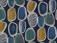 Blätter dunkelblau Blätter dunkelblau