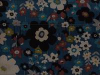 Blumenwiese türkis schwarz Blumenwiese türkis schwarz