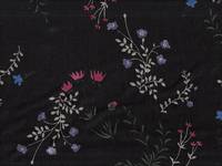 Blumenwiese schwarz Blumenwiese schwarz