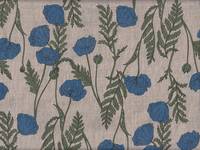 Mohnblumen blau Mohnblumen blau