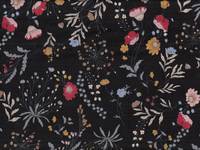 Blumenwiese schwarz Blumenwiese schwarz