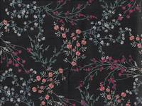 Blütenzweige schwarz (Lawn) Blütenzweige schwarz (Lawn)