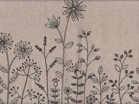 Etoffe - flower natur Etoffe - flower natur