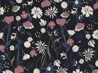 Flower field black Flower field black