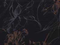 Blüten groß schwarz kupfer Blüten groß schwarz kupfer