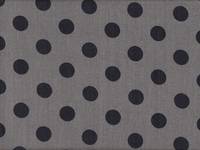 Punkte grau double gauze Punkte grau double gauze