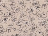 Draw a flower creme Babycord Draw a flower creme Babycord