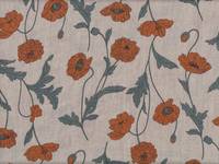 Mohnblumen natur orange Mohnblumen natur orange