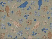 Vogel & Beeren grün Vogel & Beeren grün