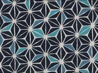 Asanoha groß blau Asanoha groß blau