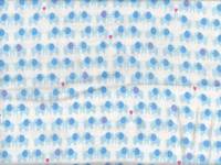 Elefanten klein blau double gauze Elefanten klein blau double gauze