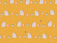 Cotton+Steel Summer Skies - Hedgehog Hills - Yellow Cotton+Steel Summer Skies - Hedgehog Hills - Yellow