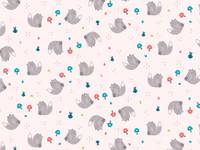 Cotton+Steel Summer Skies - Fox Friends - Blush Cotton+Steel Summer Skies - Fox Friends - Blush