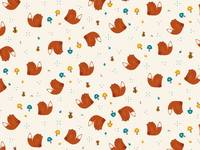 Cotton+Steel Summer Skies - Fox Friends - Yellow Cotton+Steel Summer Skies - Fox Friends - Yellow