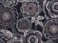 Scandinavian flower navy Scandinavian flower navy