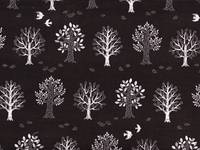 Bäume braun (Babycord) Bäume braun (Babycord)