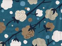 Cotton Flower blue Cotton Flower blue
