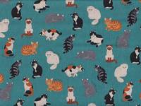 Katzen türkis Katzen türkis