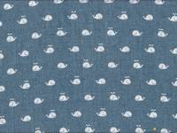 Wal blau double gauze Wal blau double gauze