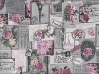 Vintage Patch Paris grau Vintage Patch Paris grau