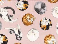 Resting Cats light pink Resting Cats light pink