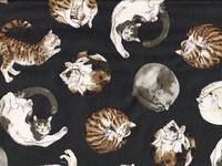 Resting Cats dark gray Resting Cats dark gray