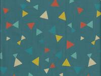 Dreiecke türkis (Babycord) Dreiecke türkis (Babycord)