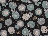 Blumen schwarz gold Blumen schwarz gold