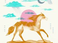 Cotton+Steel Sunrise Pink Panel Cotton+Steel Sunrise Pink Panel