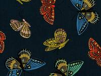 Cotton+Steel Monarch Navy Canvas Metallic Cotton+Steel Monarch Navy Canvas Metallic