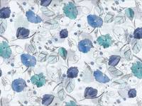 Leah - Flower blue (Lawn) Leah - Flower blue (Lawn)