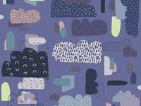 Cotton+Steel Cloud Nine - Blue Violet Cotton+Steel Cloud Nine - Blue Violet