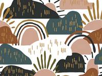 Cotton+Steel Dear Isla - Hilltop - Forest Cotton+Steel Dear Isla - Hilltop - Forest