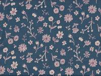 Blumen blau (Babycord) Blumen blau (Babycord)