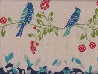 Echino 2017 Birdsong dunkelblau Echino 2017 Birdsong dunkelblau
