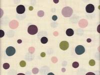 Punkte lila double gauze Punkte lila double gauze