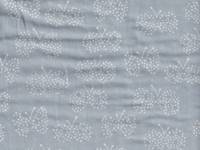 Butterfly grau blau double gauze Butterfly grau blau double gauze