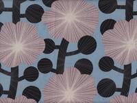 Diagonal flower light blue Diagonal flower light blue