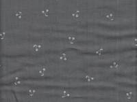 Kirschen klein grau double gauze Kirschen klein grau double gauze