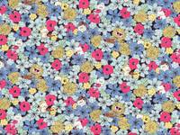 Katzen & Blumen blau Katzen & Blumen blau