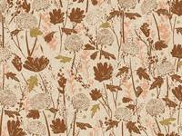 Cotton+Steel Summer Folk - Wander Field - Clay Unbleached Canvas Cotton+Steel Summer Folk - Wander Field - Clay Unbleached Canvas