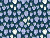 Cotton+Steel Under the Apple Tree - Queen of Berries - California Blue Cotton+Steel Under the Apple Tree - Queen of Berries - California Blue
