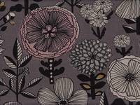 Etching Flower 145 gray Etching Flower 145 gray