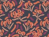 Cotton+Steel Glory - Luella - Blackberry Punch Unbleached Canvas Cotton+Steel Glory - Luella - Blackberry Punch Unbleached Canvas