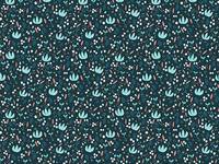 Cotton+Steel Sprout - Teal Metallic Cotton+Steel Sprout - Teal Metallic